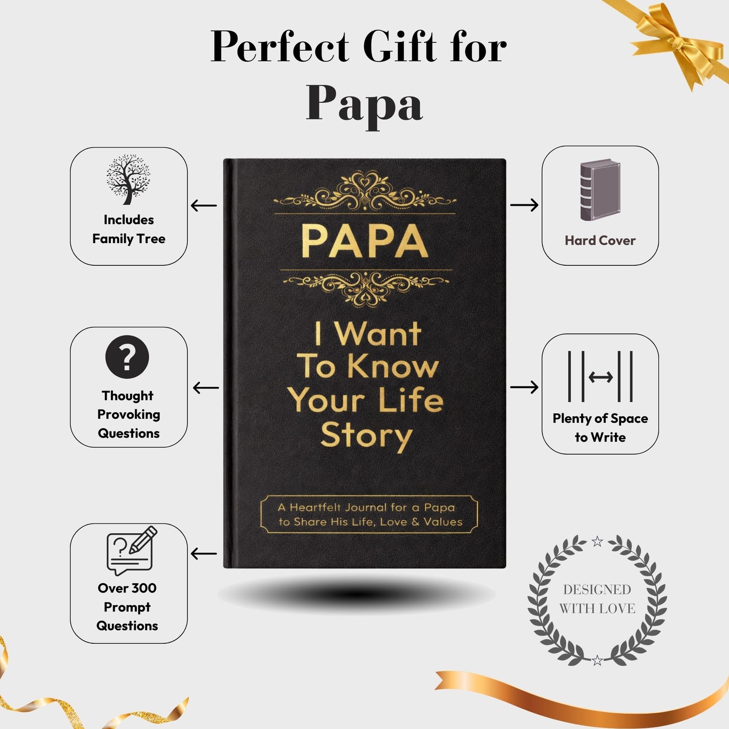Papa I Want to Know Your Life Story Gifts for Papa