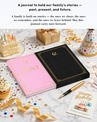 Aunt's Life Story Journal (Hardcover): A Meaningful Keepsake for Aunt to Share Her Journey and Memories