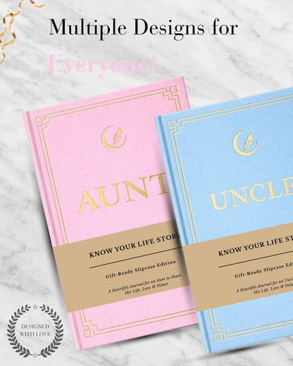 Aunt's Life Story Journal (Hardcover): A Meaningful Keepsake for Aunt to Share Her Journey and Memories