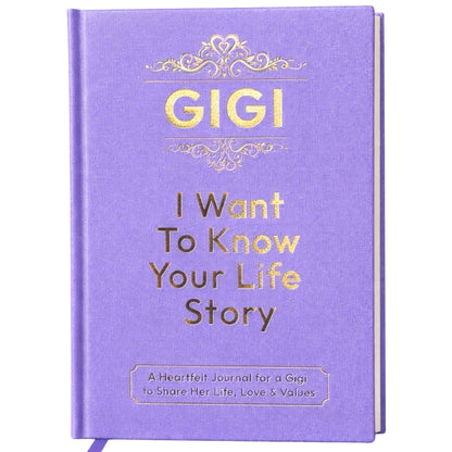 Gigi I Want to Know Your Life Story Gifts for Gigi