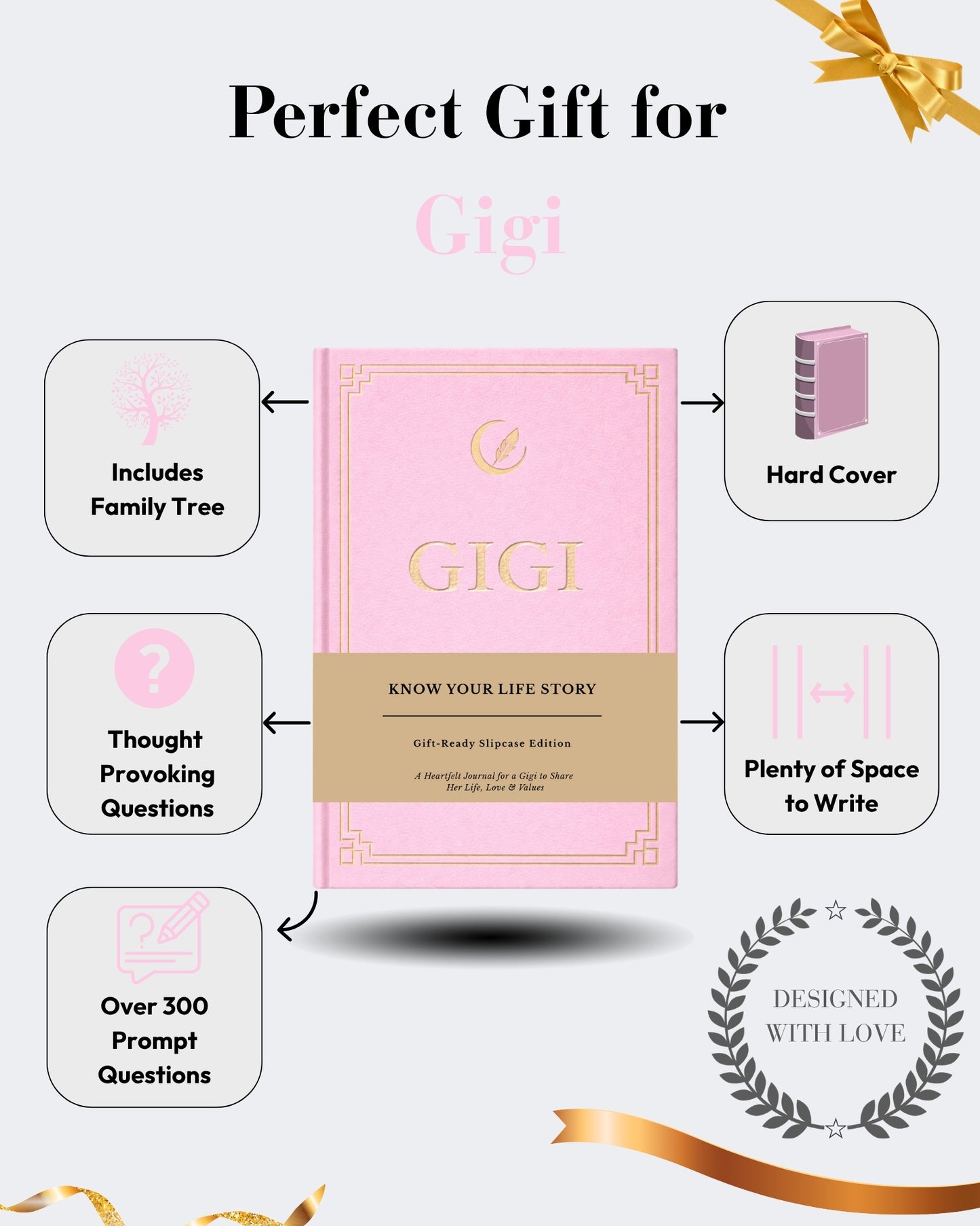 Gigi's Life Story Journal (Hardcover): A Meaningful Keepsake for gigi to Share Her Journey and Memories