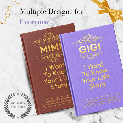 Gigi I Want to Know Your Life Story Gifts for Gigi