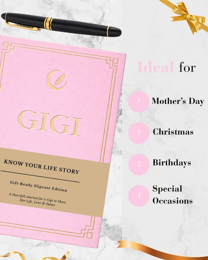 Gigi's Life Story Journal (Hardcover): A Meaningful Keepsake for gigi to Share Her Journey and Memories