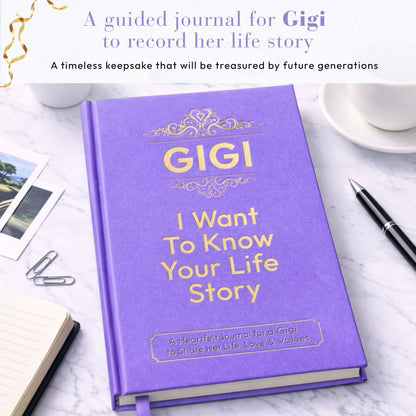 Gigi I Want to Know Your Life Story Gifts for Gigi