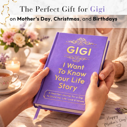 Gigi I Want to Know Your Life Story Gifts for Gigi
