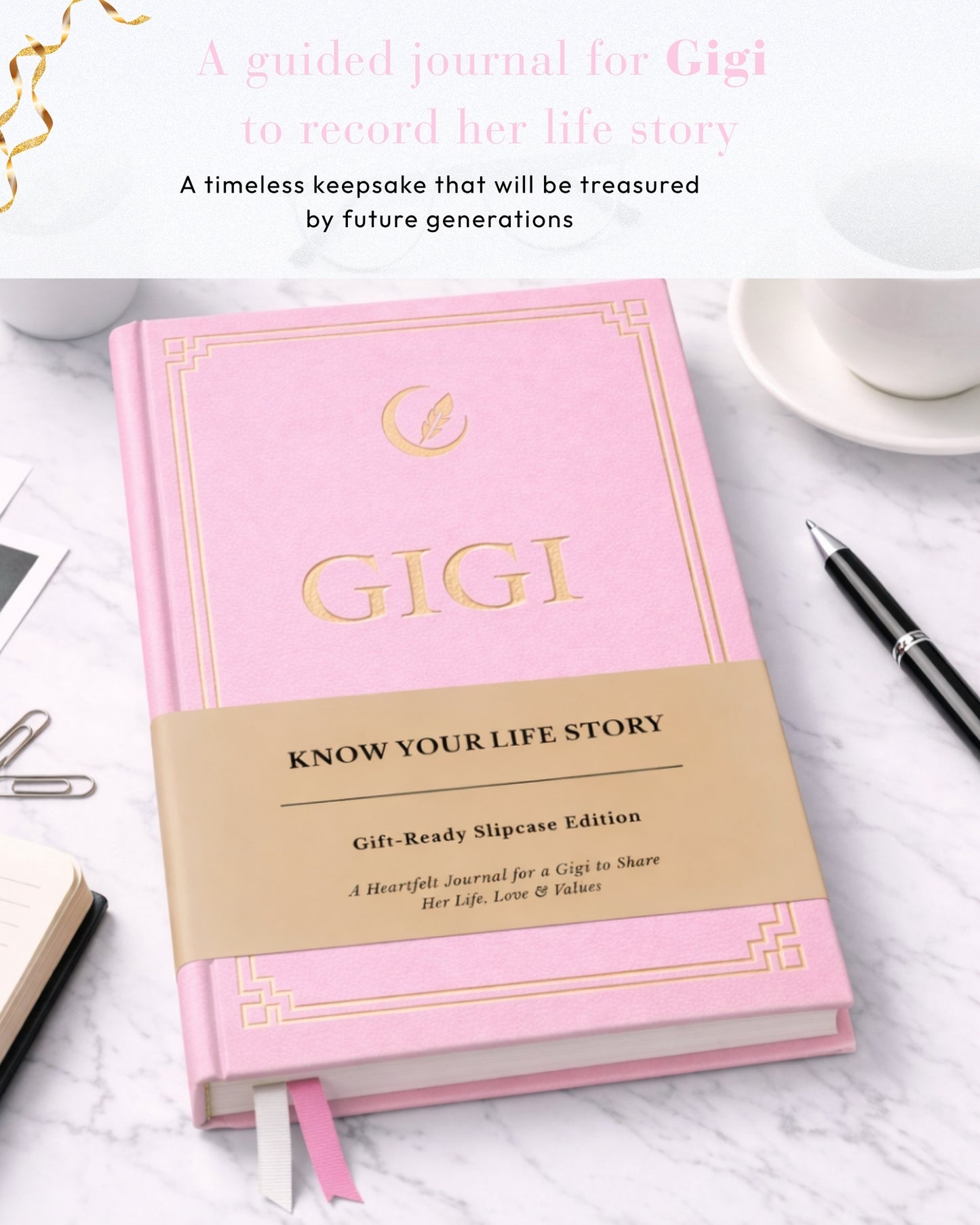 Gigi's Life Story Journal (Hardcover): A Meaningful Keepsake for gigi to Share Her Journey and Memories