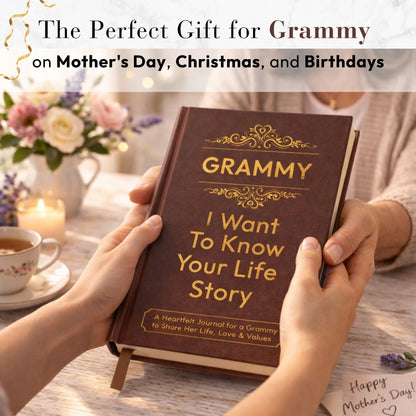 Grammy I Want to Know Your Life Story Gifts for Grammy