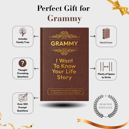 Grammy I Want to Know Your Life Story Gifts for Grammy