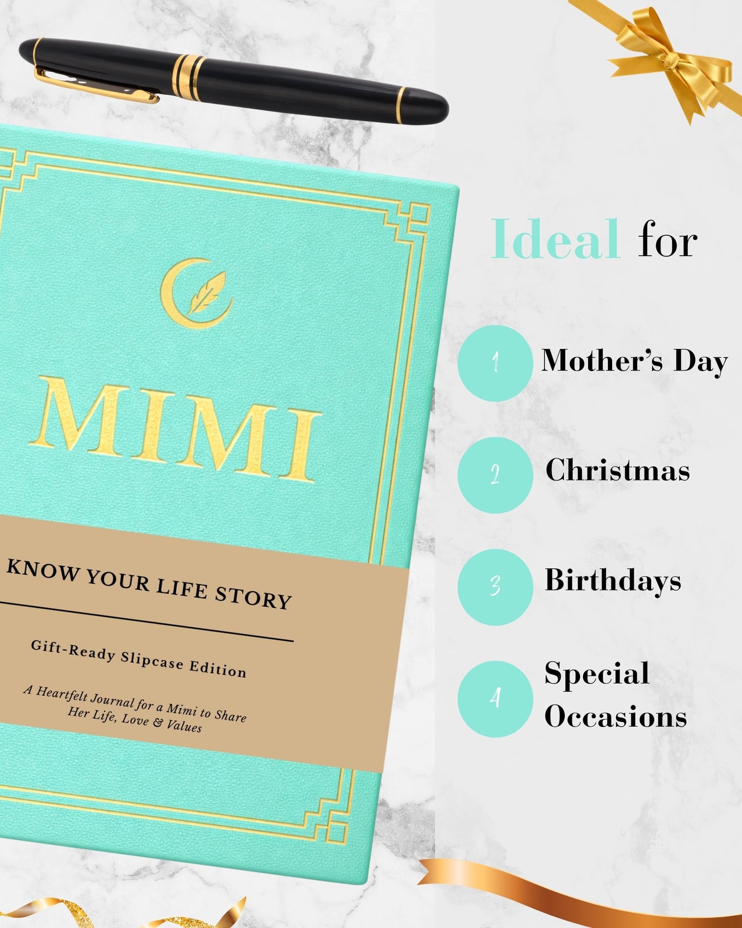 Mimi's Life Story Journal (Hardcover): A Meaningful Keepsake for mimi to Share Her Journey and Memories