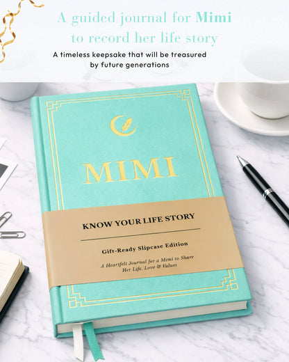 Mimi's Life Story Journal (Hardcover): A Meaningful Keepsake for mimi to Share Her Journey and Memories