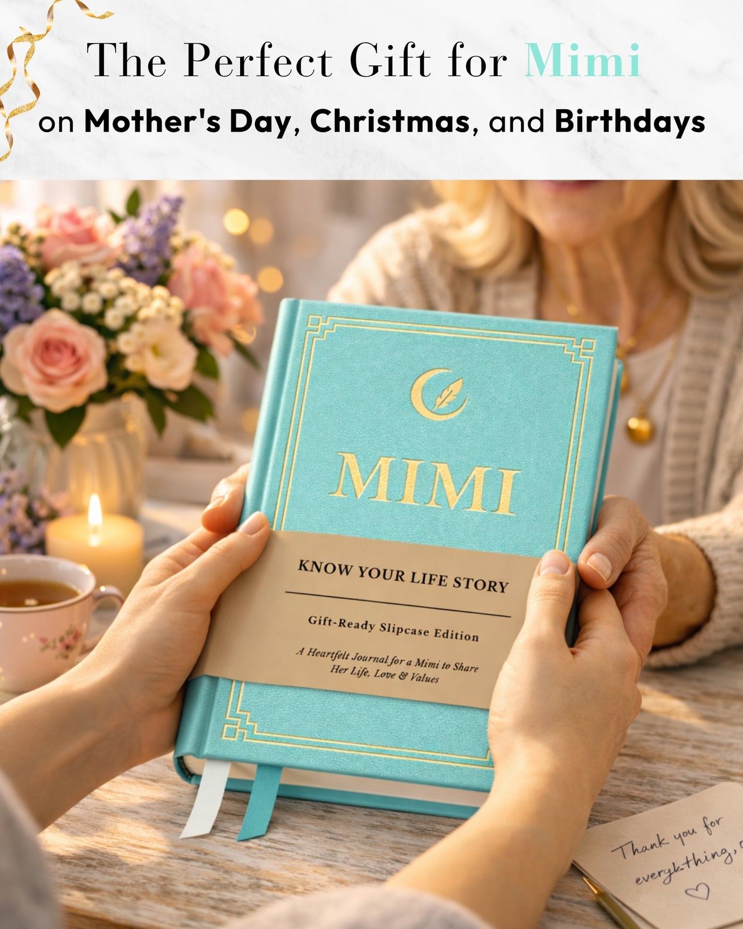 Mimi's Life Story Journal (Hardcover): A Meaningful Keepsake for mimi to Share Her Journey and Memories