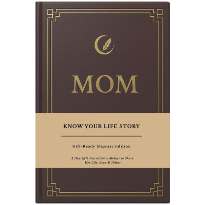 Mom's Life Story Journal (Hardcover): A Meaningful Keepsake for Mom to Share Her Journey and Memories, Book Includes 300+ Prompt Questions, Sentimental Gifts for Mother's Day, Birthday & Christmas