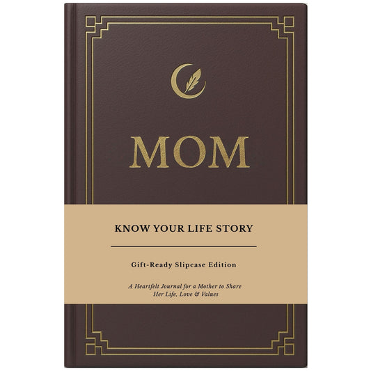 Mom's Life Story Journal (Hardcover): A Meaningful Keepsake for Mom to Share Her Journey and Memories, Book Includes 300+ Prompt Questions, Sentimental Gifts for Mother's Day, Birthday & Christmas