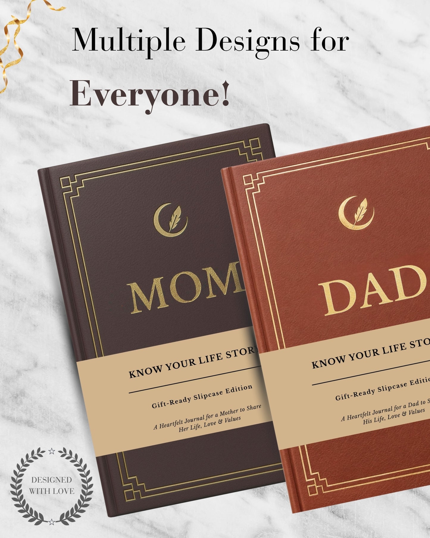 Mom's Life Story Journal (Hardcover): A Meaningful Keepsake for Mom to Share Her Journey and Memories, Book Includes 300+ Prompt Questions, Sentimental Gifts for Mother's Day, Birthday & Christmas
