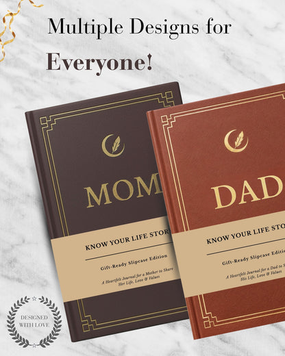Mom's Life Story Journal (Hardcover): A Meaningful Keepsake for Mom to Share Her Journey and Memories, Book Includes 300+ Prompt Questions, Sentimental Gifts for Mother's Day, Birthday & Christmas
