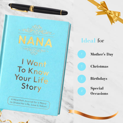 Nana I Want to Know Your Life Story Gifts for Nana