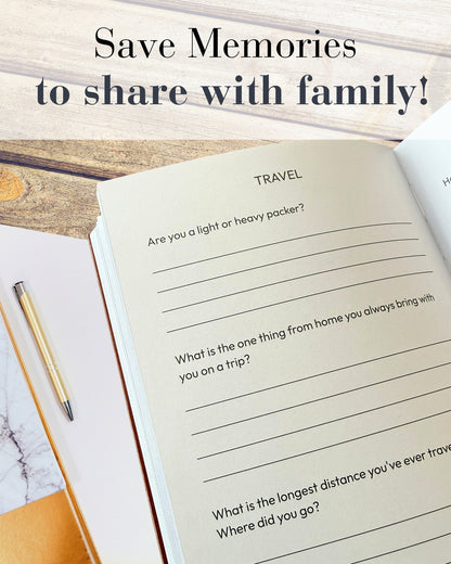 Papa's Life Story Journal (Hardcover), Sentimental Gifts for Father's Day, Birthday & Christmas