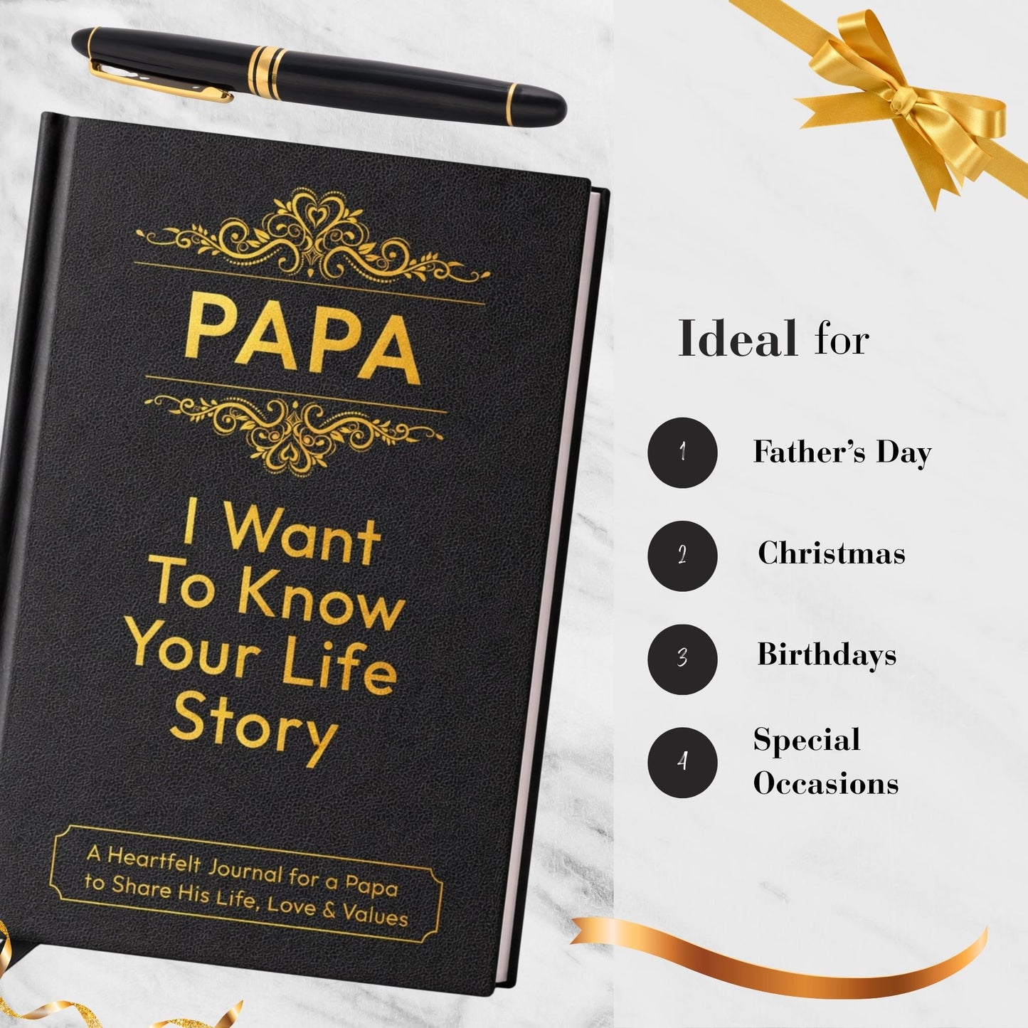 Papa I Want to Know Your Life Story Gifts for Papa