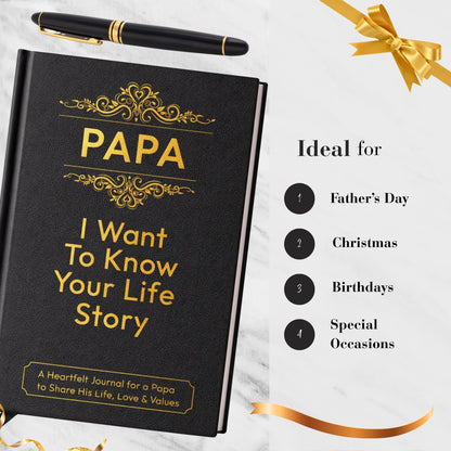 Papa I Want to Know Your Life Story Gifts for Papa