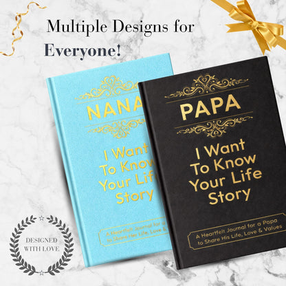 Papa I Want to Know Your Life Story Gifts for Papa