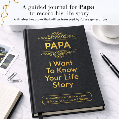 Papa I Want to Know Your Life Story Gifts for Papa