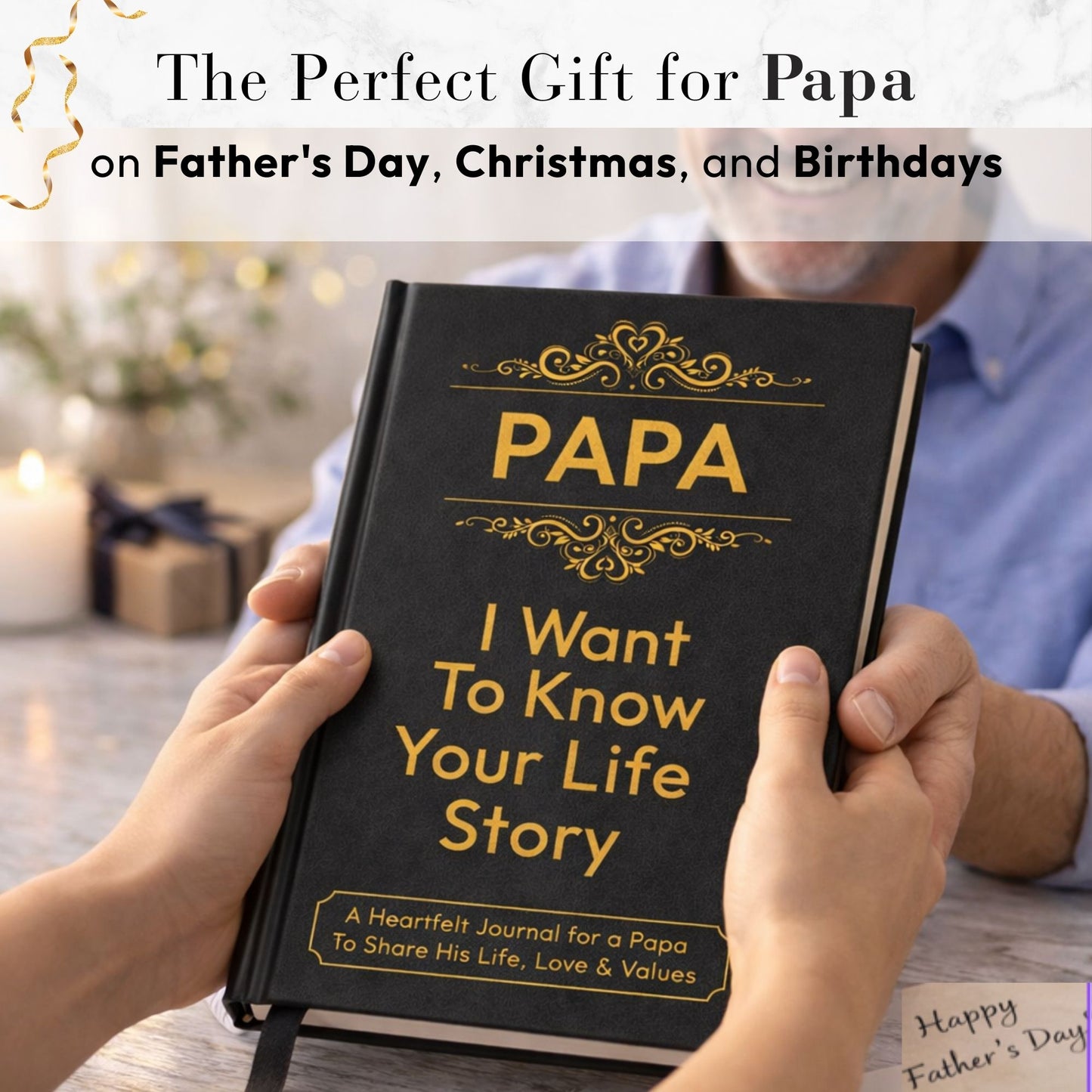 Papa I Want to Know Your Life Story Gifts for Papa