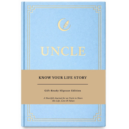 Uncle's Life Story Journal (Hardcover), Sentimental Gifts for Father's Day, Birthday & Christmas